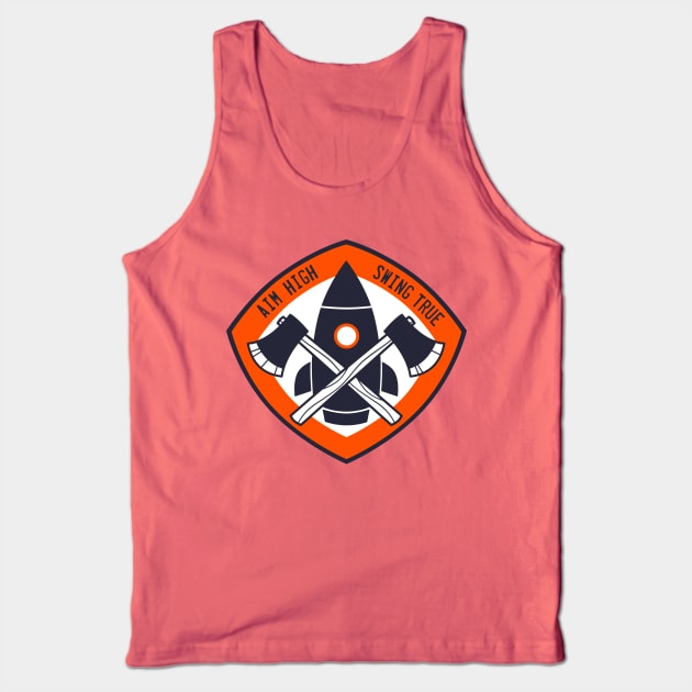 Aim high, swing true Tank Top by GiMETZCO!